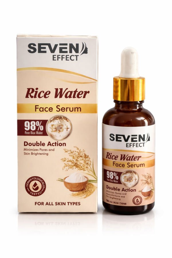 Seven effect Rice water face wash, Night Cream & Serum.