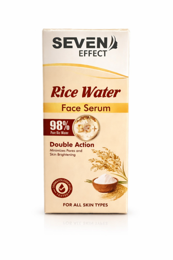 Seven effect Rice water face wash, Night Cream & Serum.